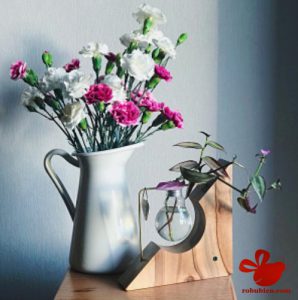 گلدان خاص و زیبا گلدان لامپی